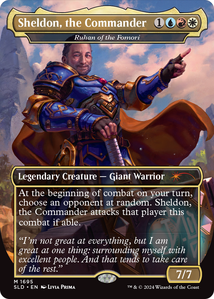 Ruhan of the Fomori / Sheldon, the Commander(Borderless) (1695)
