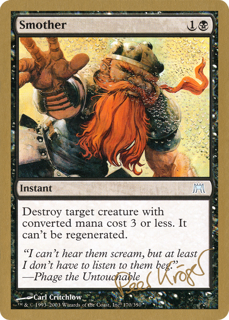 Smother - 2003 Peer Kroger (ONS) - World Championship Decks 2003