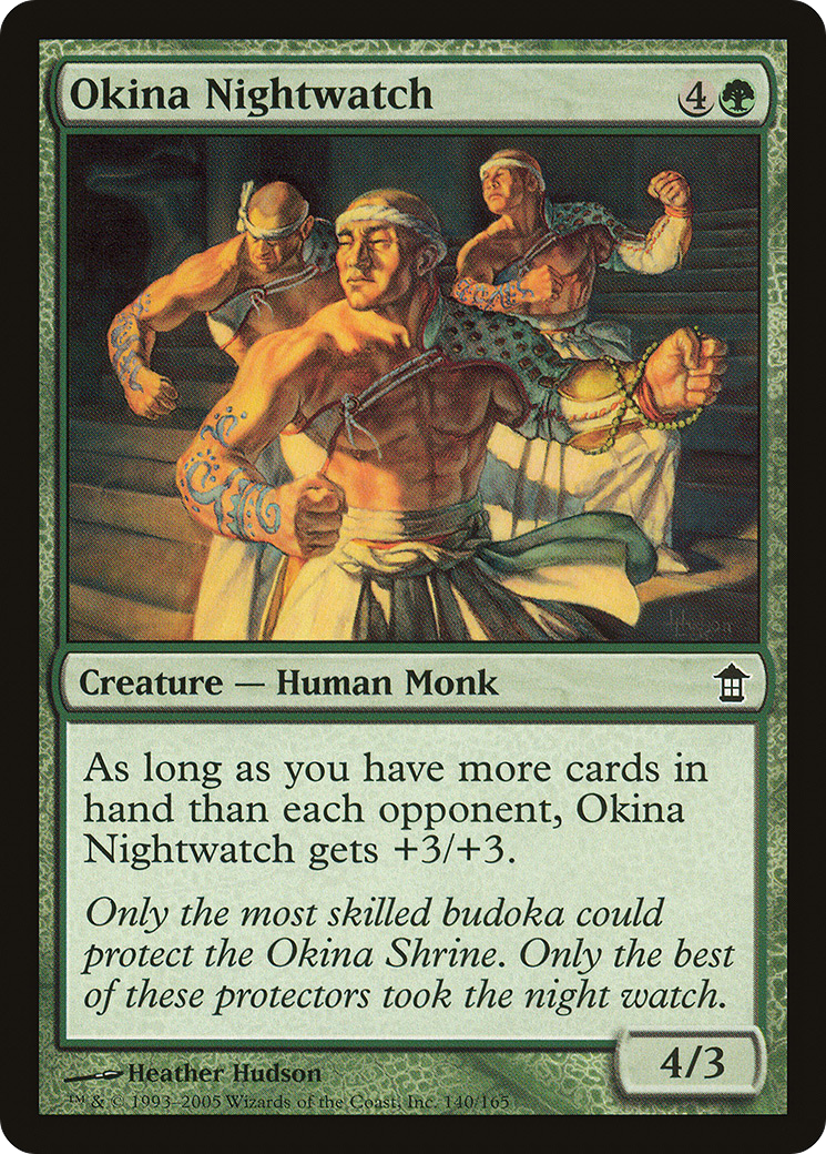 Okina Nightwatch (140) Foil - Saviors of Kamigawa