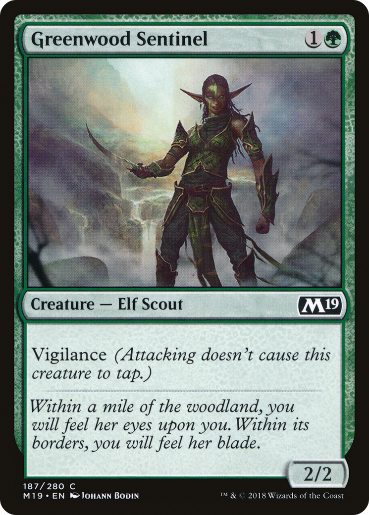 Greenwood Sentinel (187) - Core Set 2019