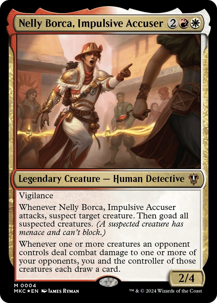 Nelly Borca, Impulsive Accuser (004) Foil - Murders at Karlov Manor Commander