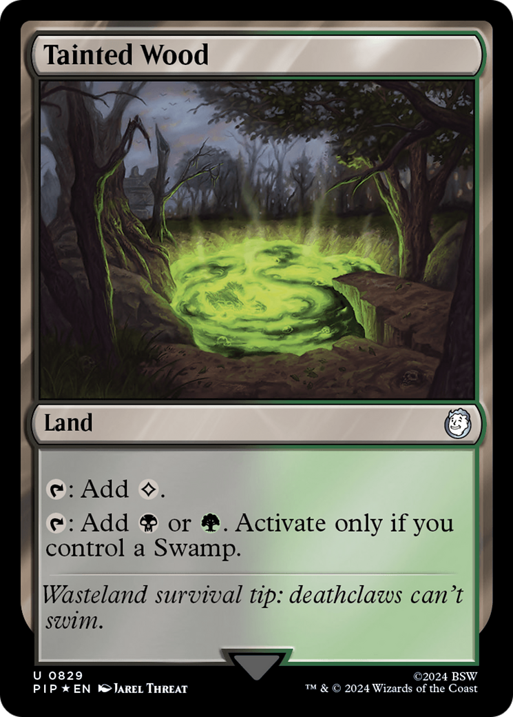 Tainted Wood (829) Surge Foil - Fallout