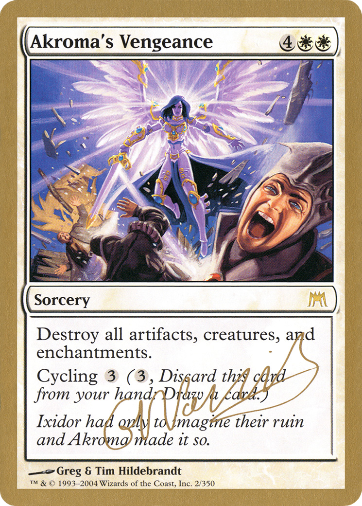 Akroma's Vengeance (gn2) - World Championship Decks 2004