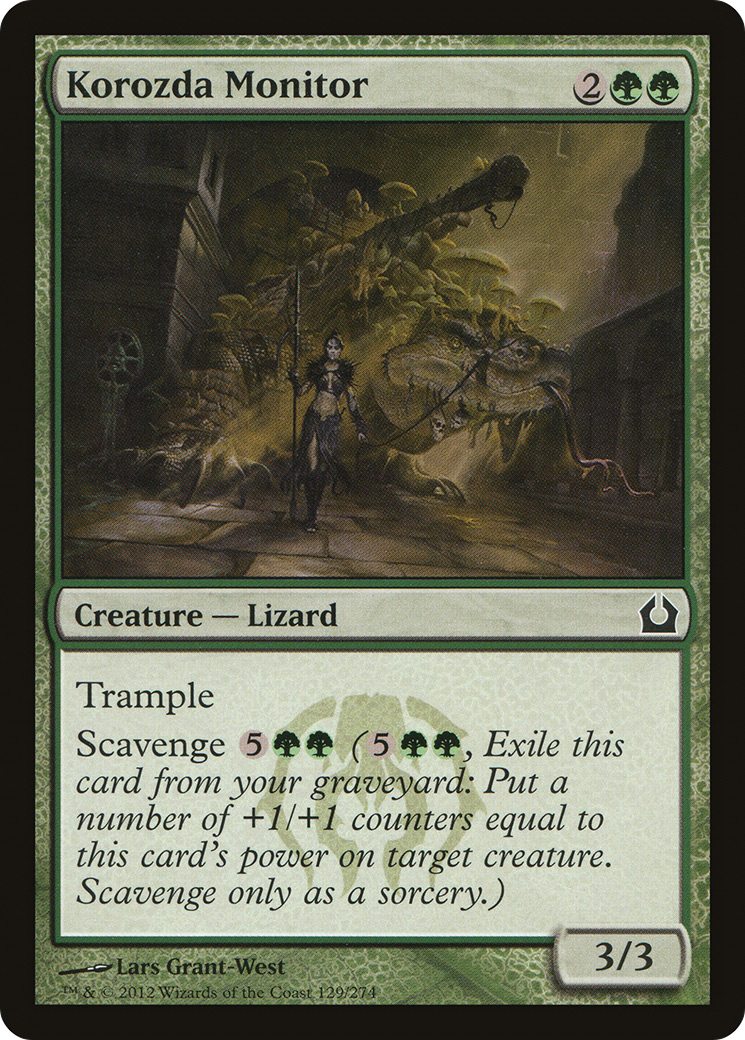 Korozda Monitor (129) Foil - Return to Ravnica