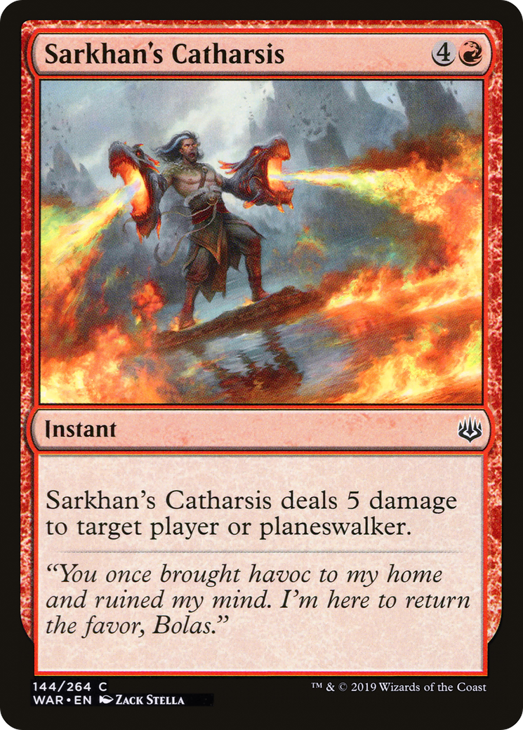Sarkhan's Catharsis (144) - War of the Spark