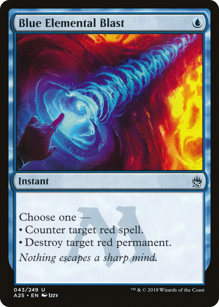 Blue Elemental Blast (043) - Masters 25