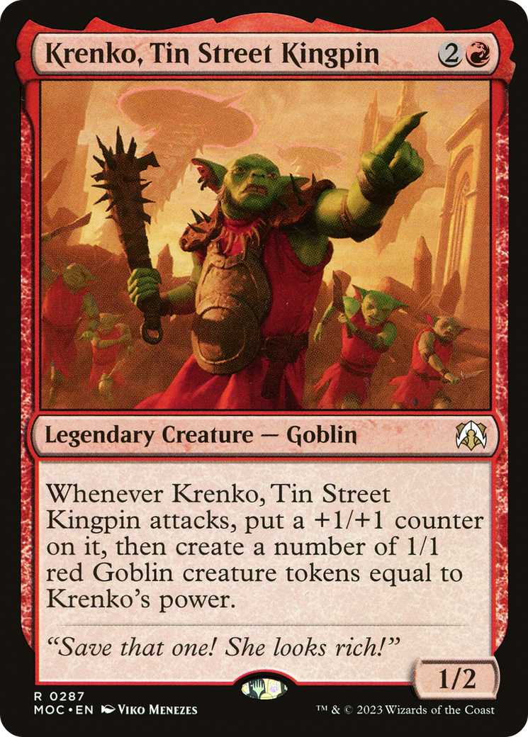 Krenko, Tin Street Kingpin (287) - March of the Machine Commander