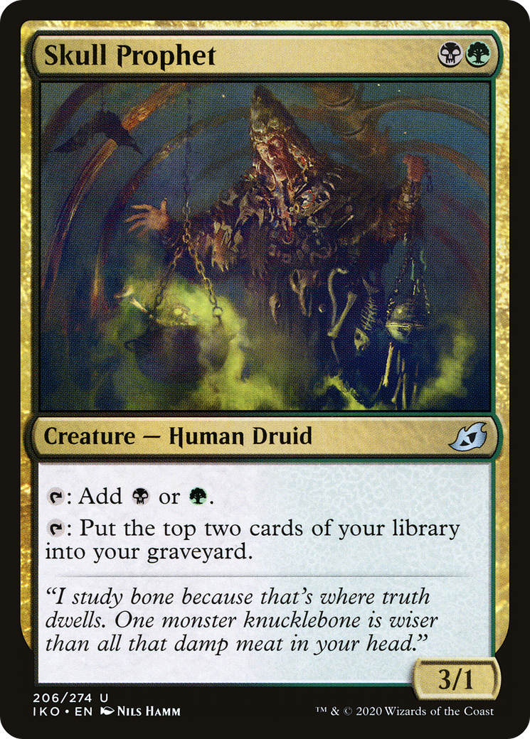 Skull Prophet (206) Foil - Ikoria: Lair of Behemoths
