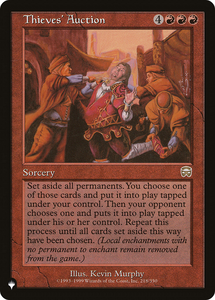 Thieves' Auction (Retro) (218/350) - The List