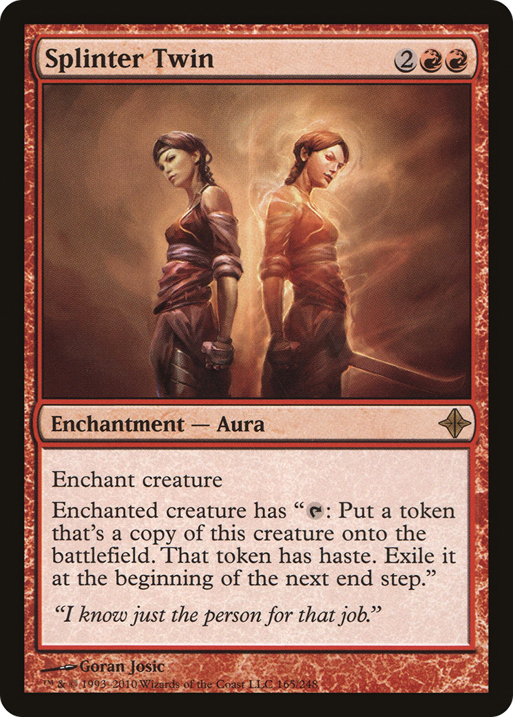 Splinter Twin (165) Foil - Rise of the Eldrazi