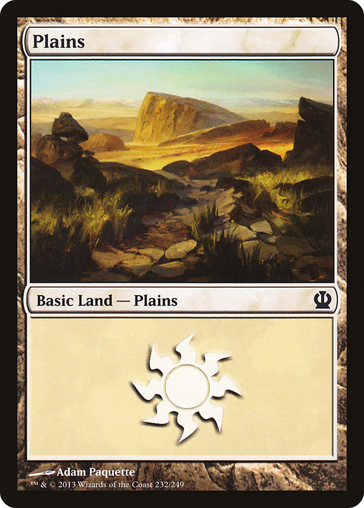 Plains (232) Foil - Theros