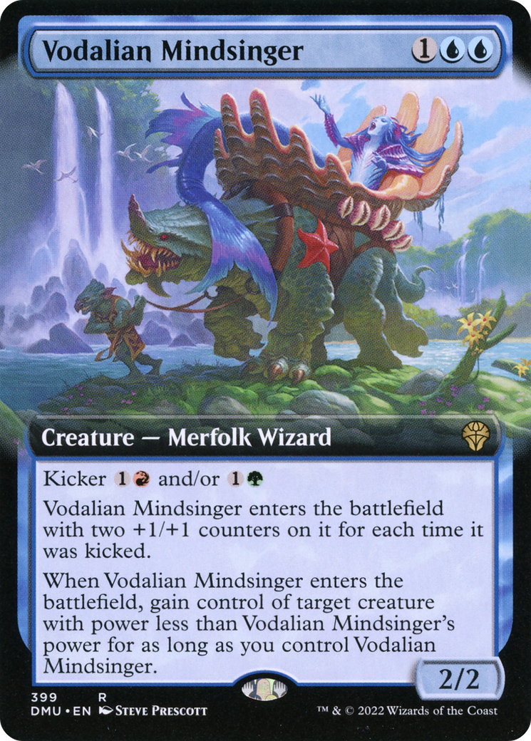 Vodalian Mindsinger (Extended Art) (399) Foil - Dominaria United