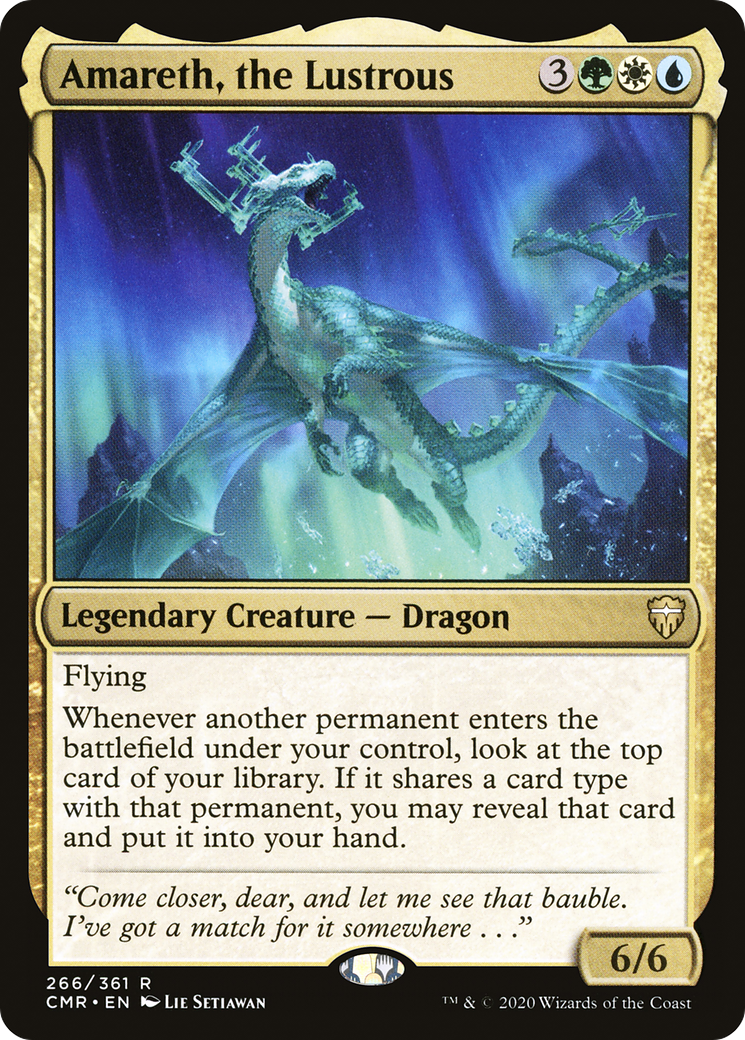 Amareth, the Lustrous (266) Foil - Commander Legends
