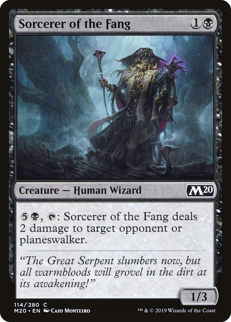 Sorcerer of the Fang (114) - Core Set 2020