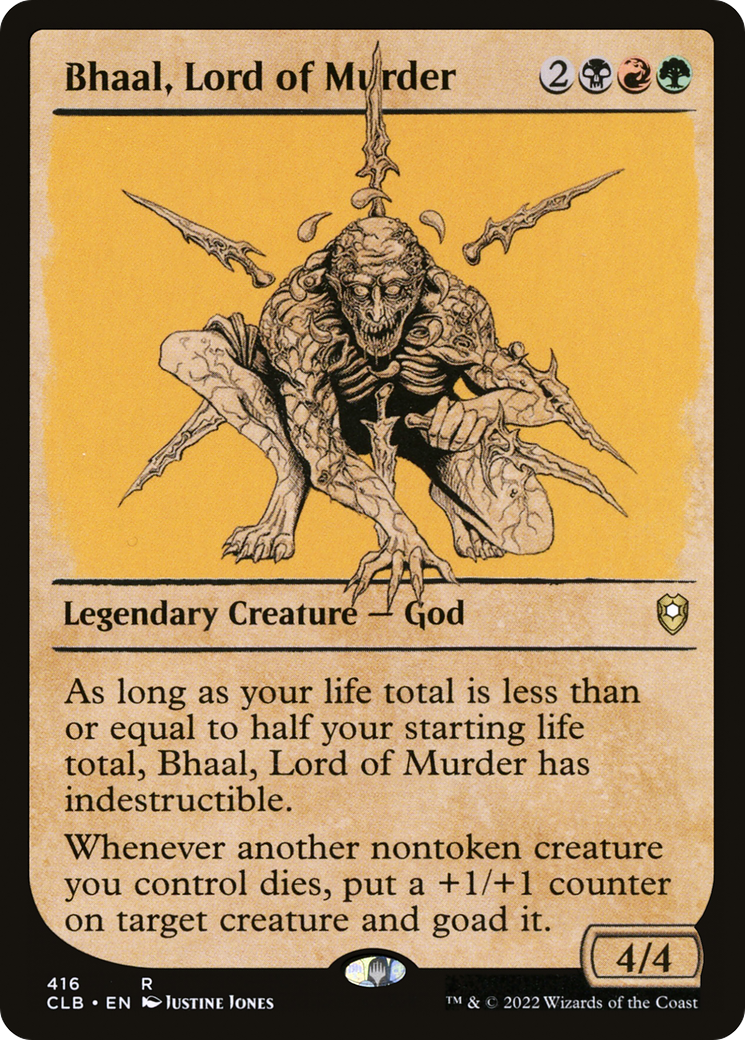 Bhaal, Lord of Murder (Showcase) (416) - Commander Legends: Battle for Baldur's Gate