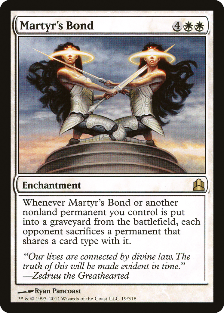 Martyr's Bond (019) - Commander 2011