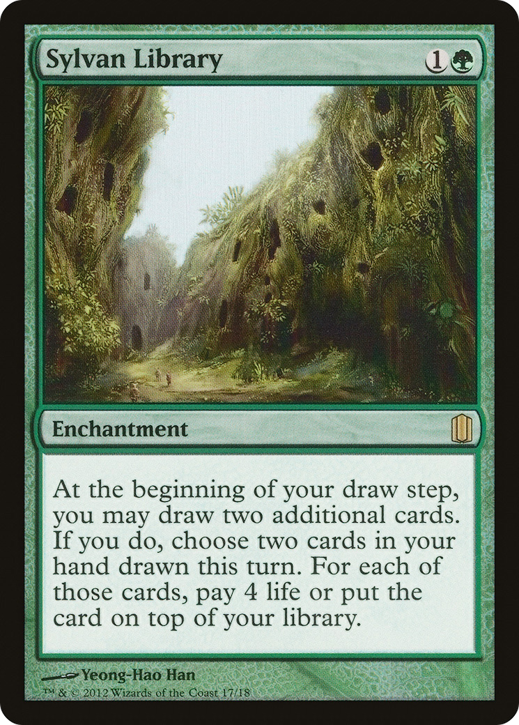 Sylvan Library (017) Foil - Commander's Arsenal