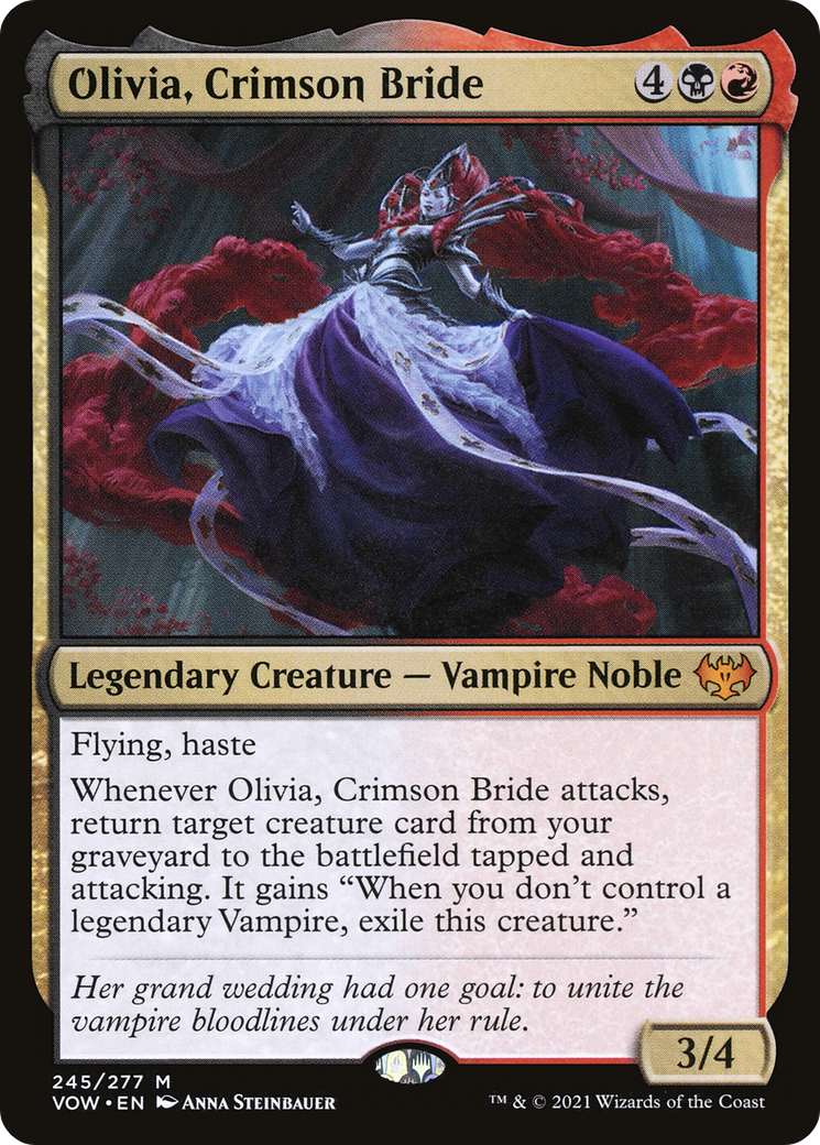 Olivia, Crimson Bride (245) Foil - Innistrad: Crimson Vow