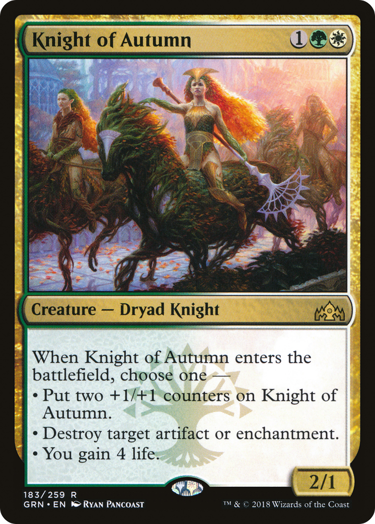 Knight of Autumn (183) - Guilds of Ravnica