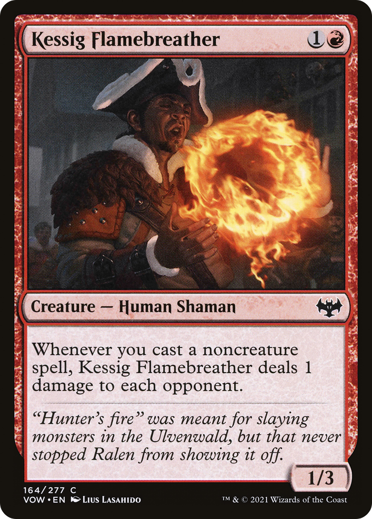 Kessig Flamebreather (164) Foil - Innistrad: Crimson Vow