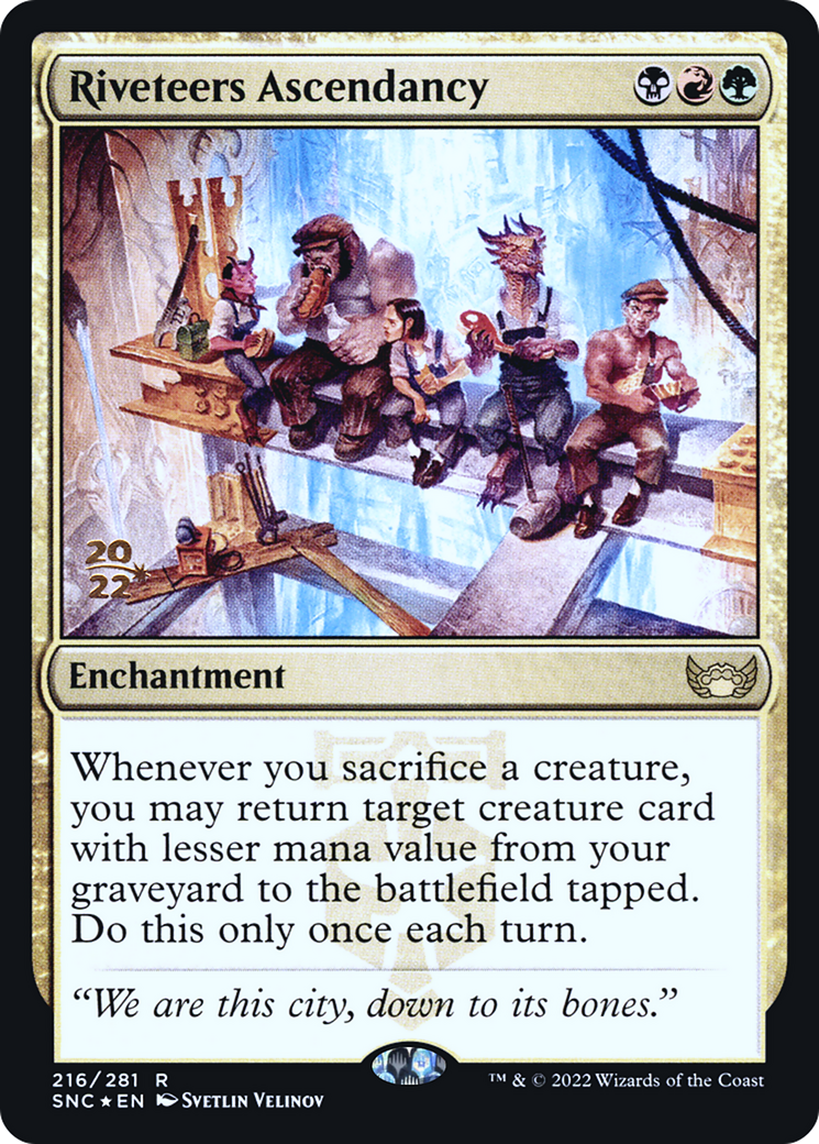Riveteers Ascendancy (216s) Foil - Streets of New Capenna Promos