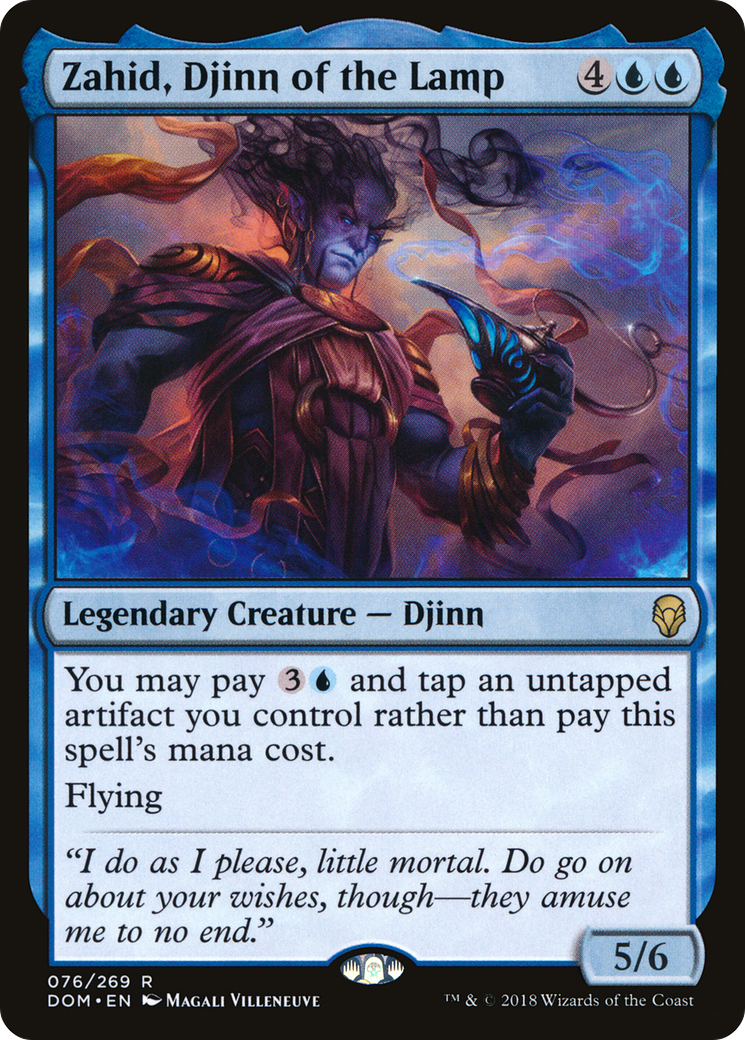 Zahid, Djinn of the Lamp (076) - Dominaria