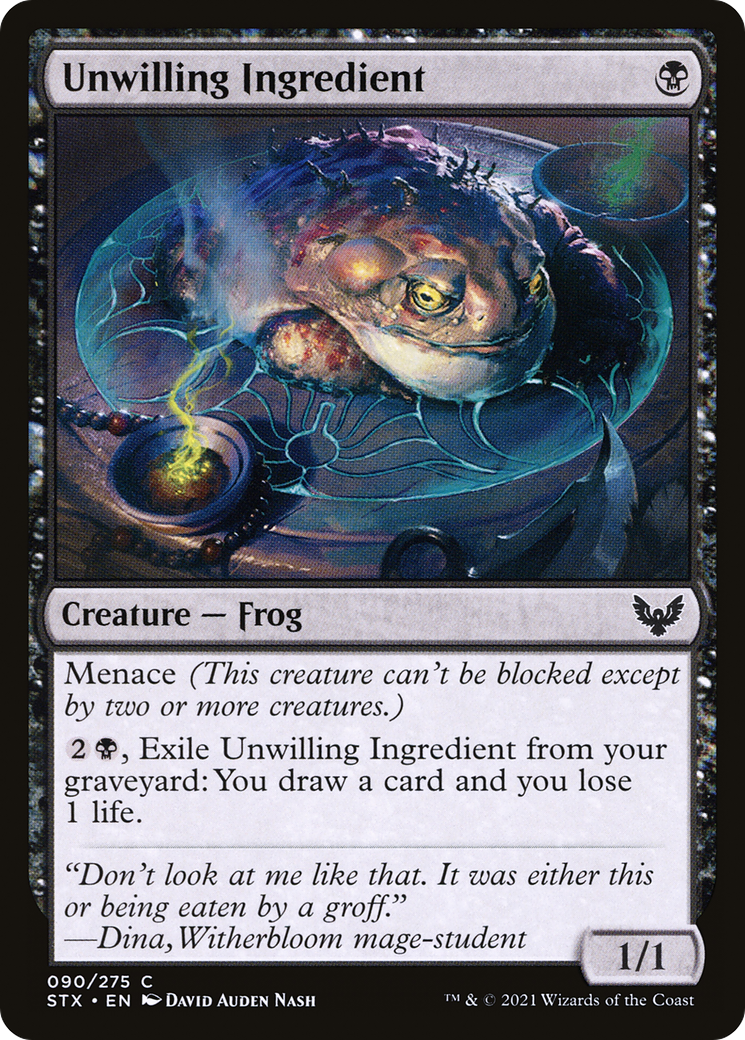 Unwilling Ingredient (090) Foil - Strixhaven: School of Mages