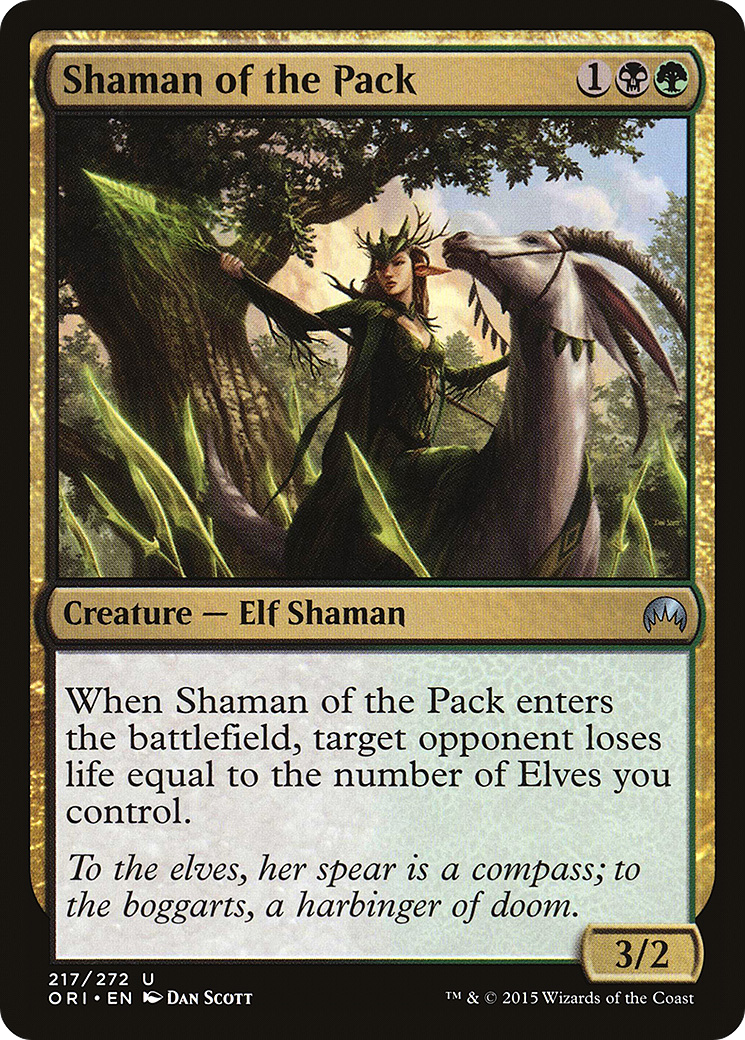 Shaman of the Pack (217) Foil - Magic Origins