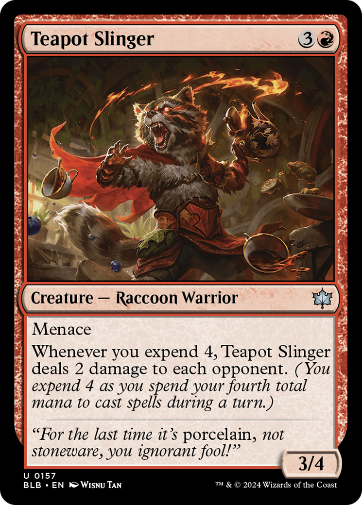 Teapot Slinger (157) Foil - Bloomburrow