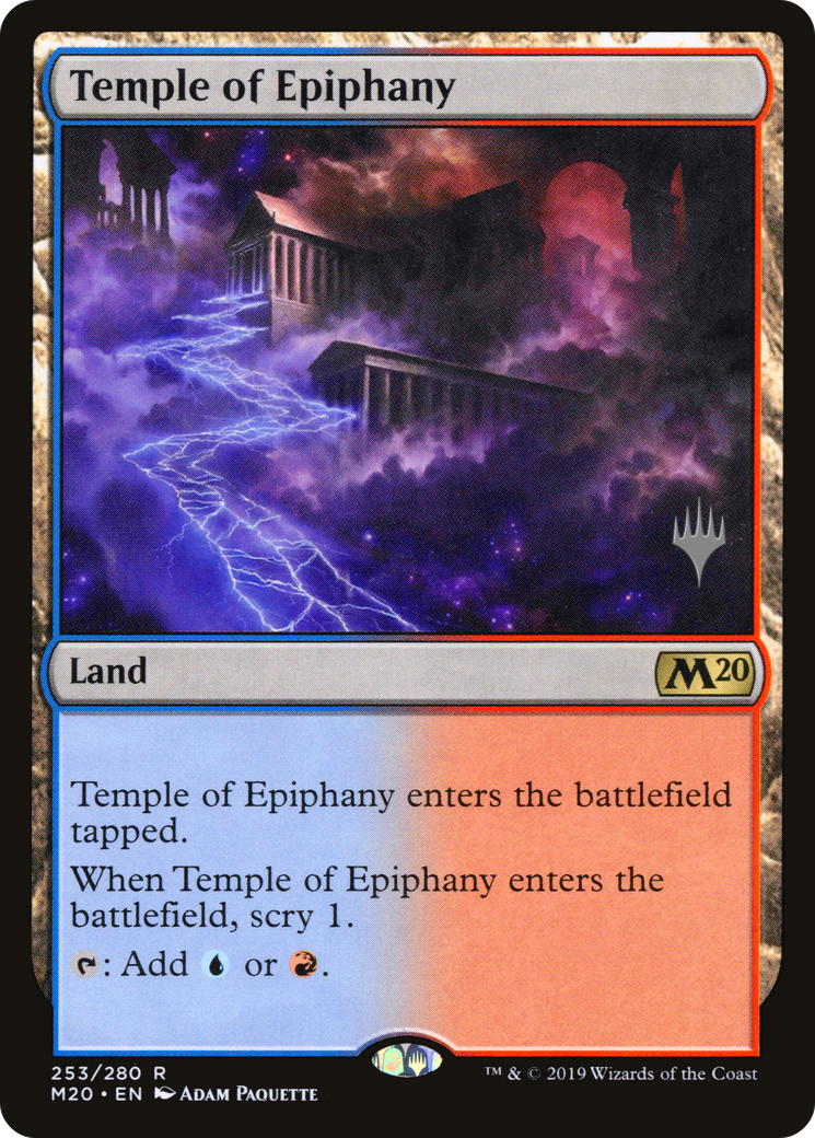 Temple of Epiphany (253) Foil - Core Set 2020 Promos