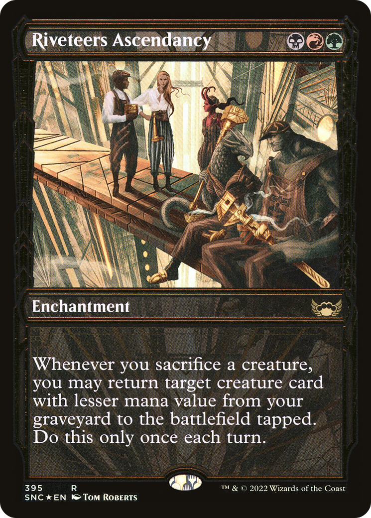 Riveteers Ascendancy (Gilded Foil) (395) Foil - Streets of New Capenna