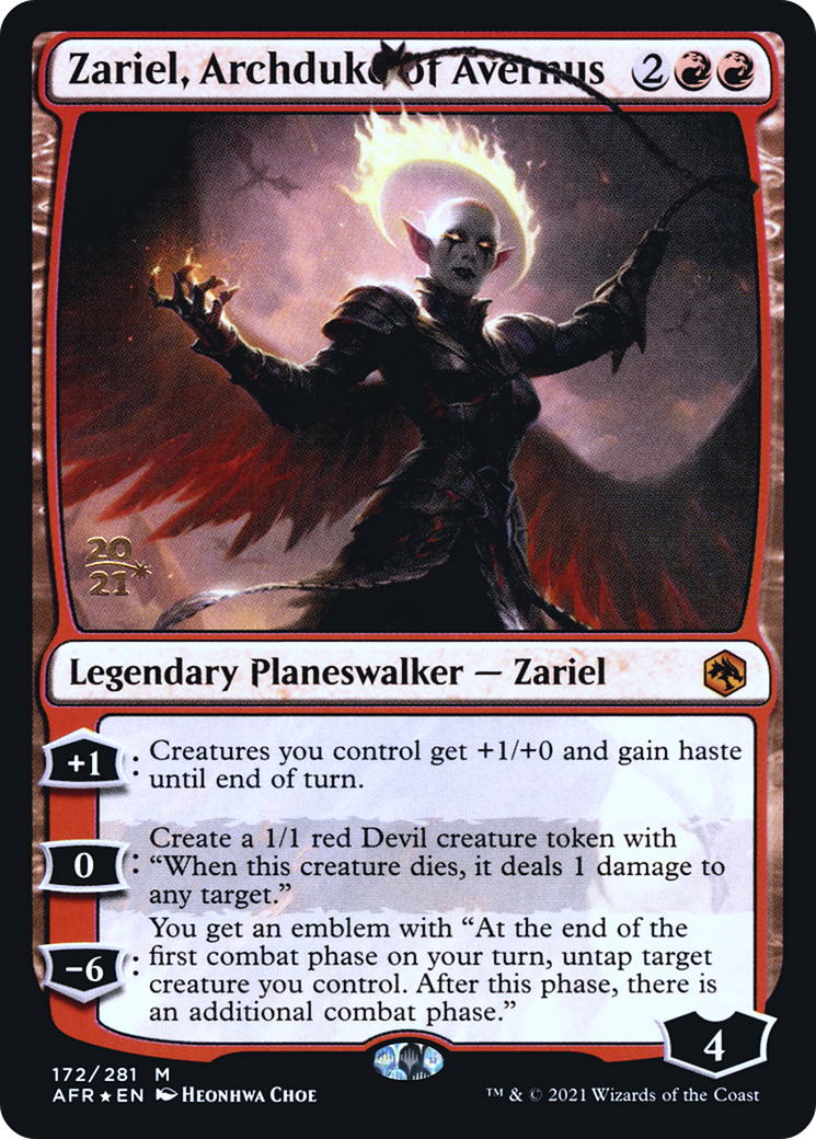 Zariel, Archduke of Avernus (172) Foil - Adventures in the Forgotten Realms Promos