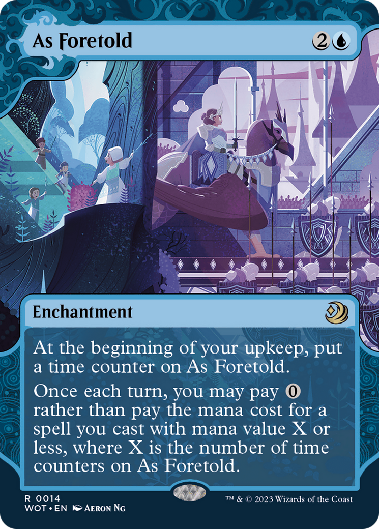 As Foretold (Showcase) (014) Foil - Wilds of Eldraine: Enchanting Tales