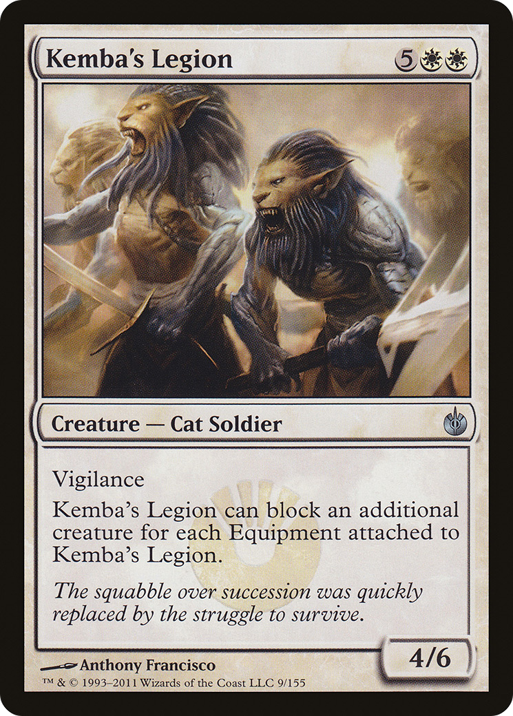 Kemba's Legion (009) Foil - Mirrodin Besieged