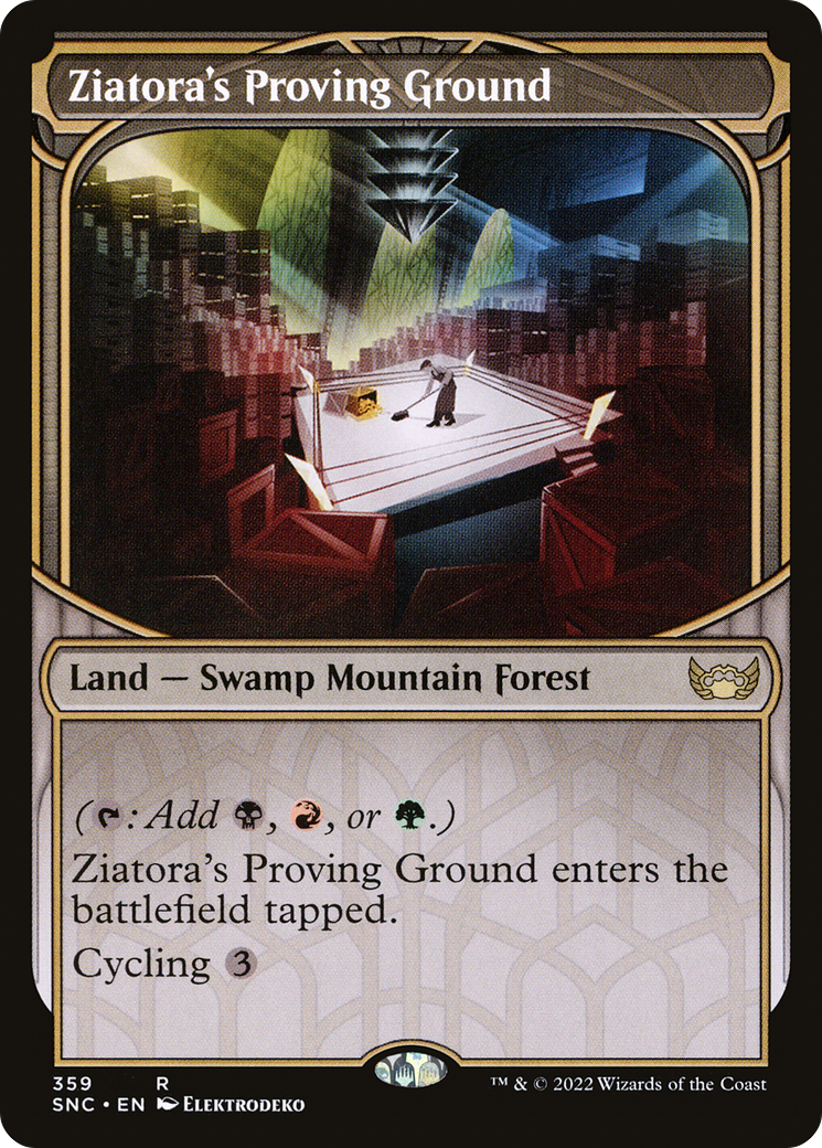 Ziatora's Proving Ground (Showcase) (359) Foil - Streets of New Capenna