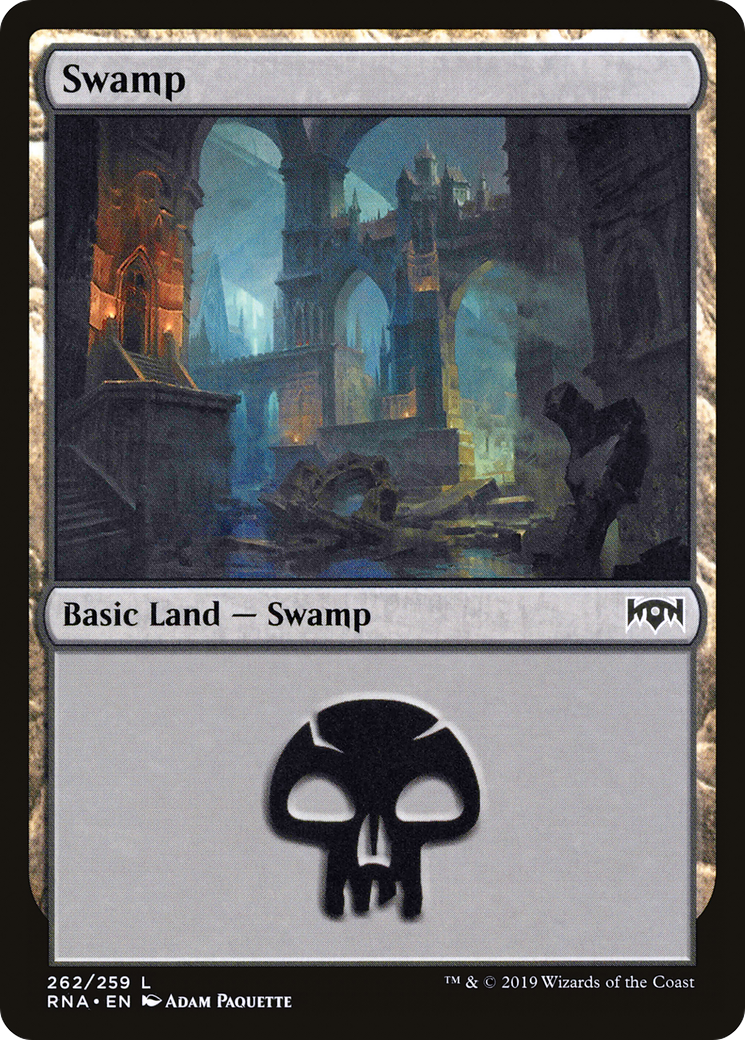 Swamp (262) Foil - Ravnica Allegiance