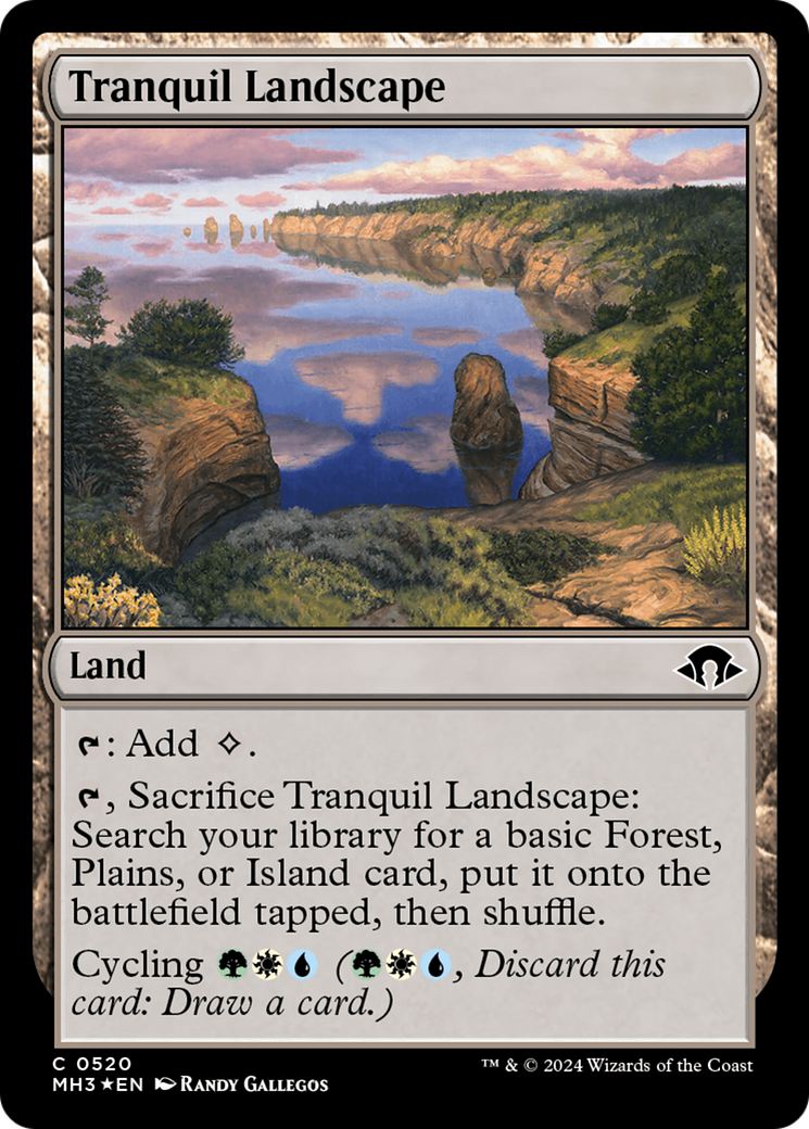 Tranquil Landscape (Ripple Foil) (520) Foil - Modern Horizons 3