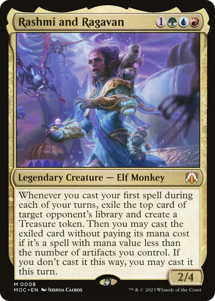 Rashmi and Ragavan (008) Foil - March of the Machine Commander