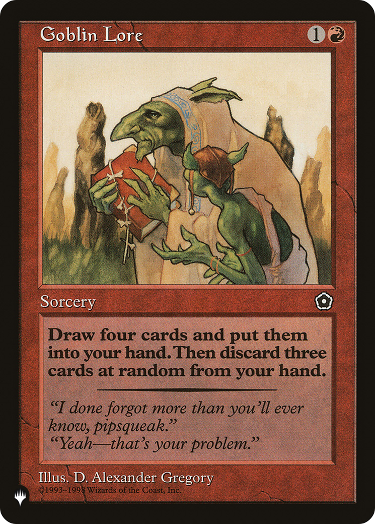 Goblin Lore (Retro) - The List