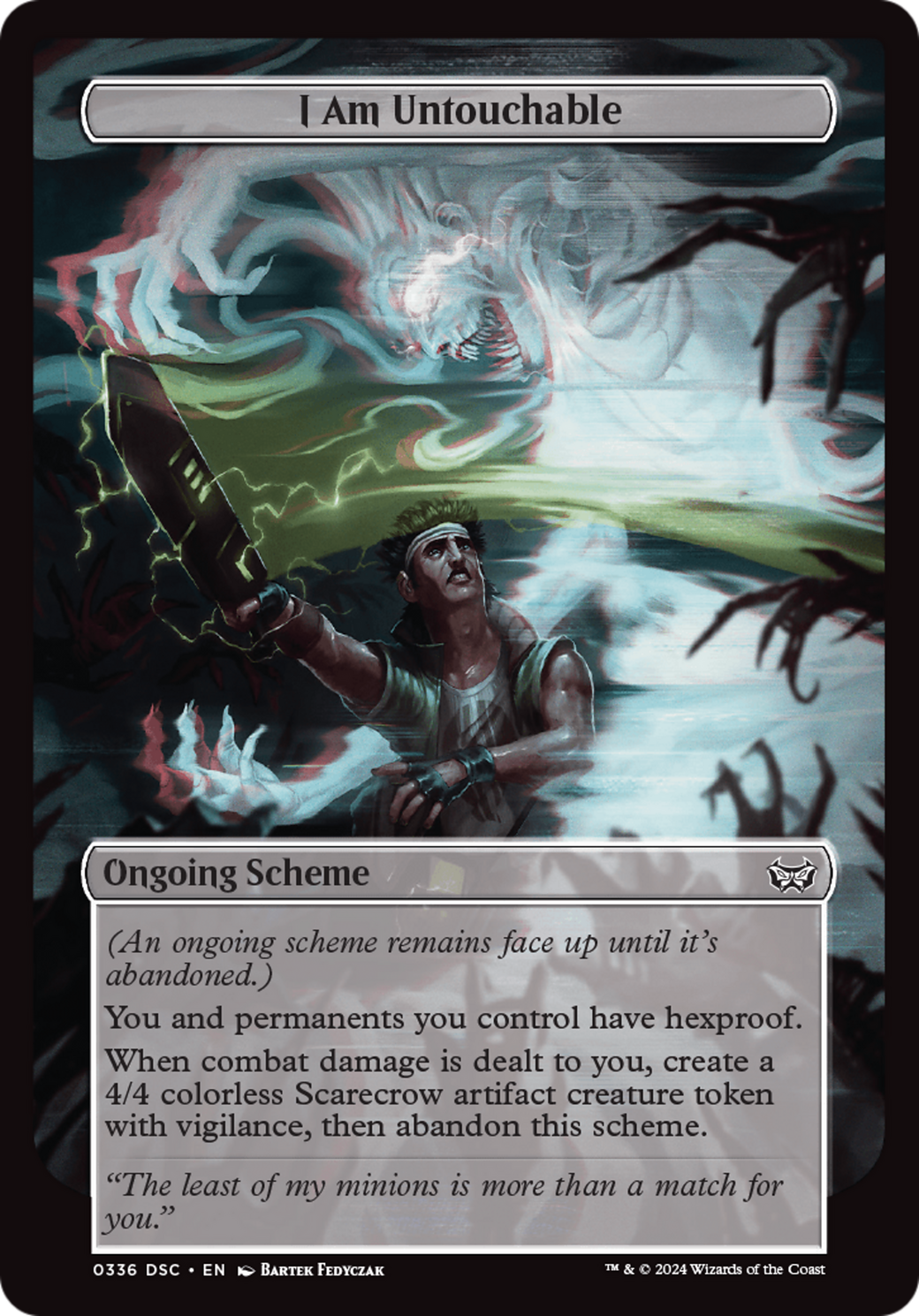 I Am Untouchable (Full Art) (336) - Duskmourn: House of Horror Commander