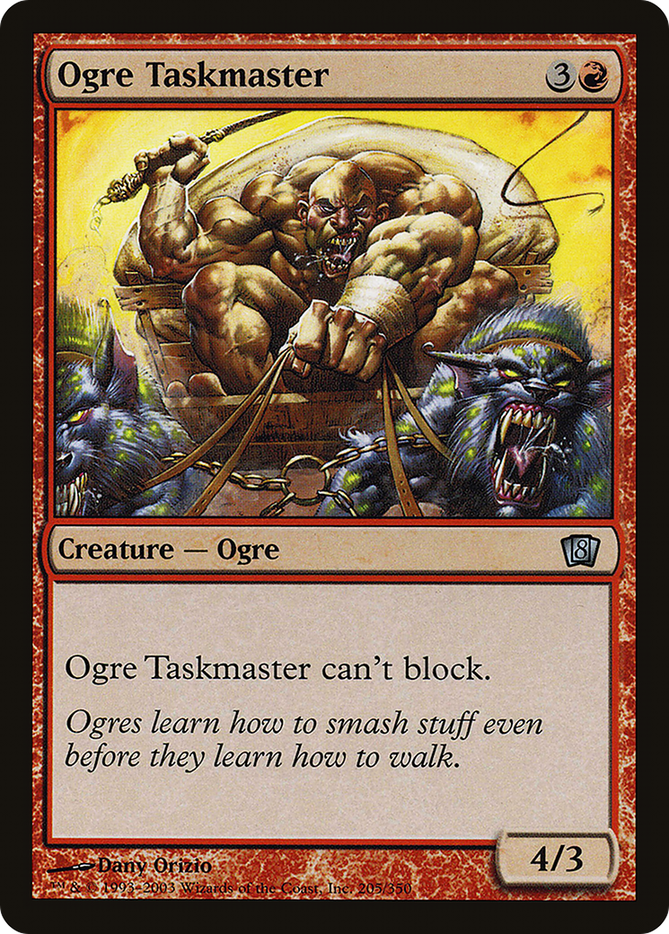 Ogre Taskmaster (205) Foil - Eighth Edition