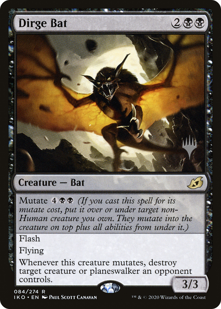 Dirge Bat (084) - Ikoria: Lair of Behemoths Promos