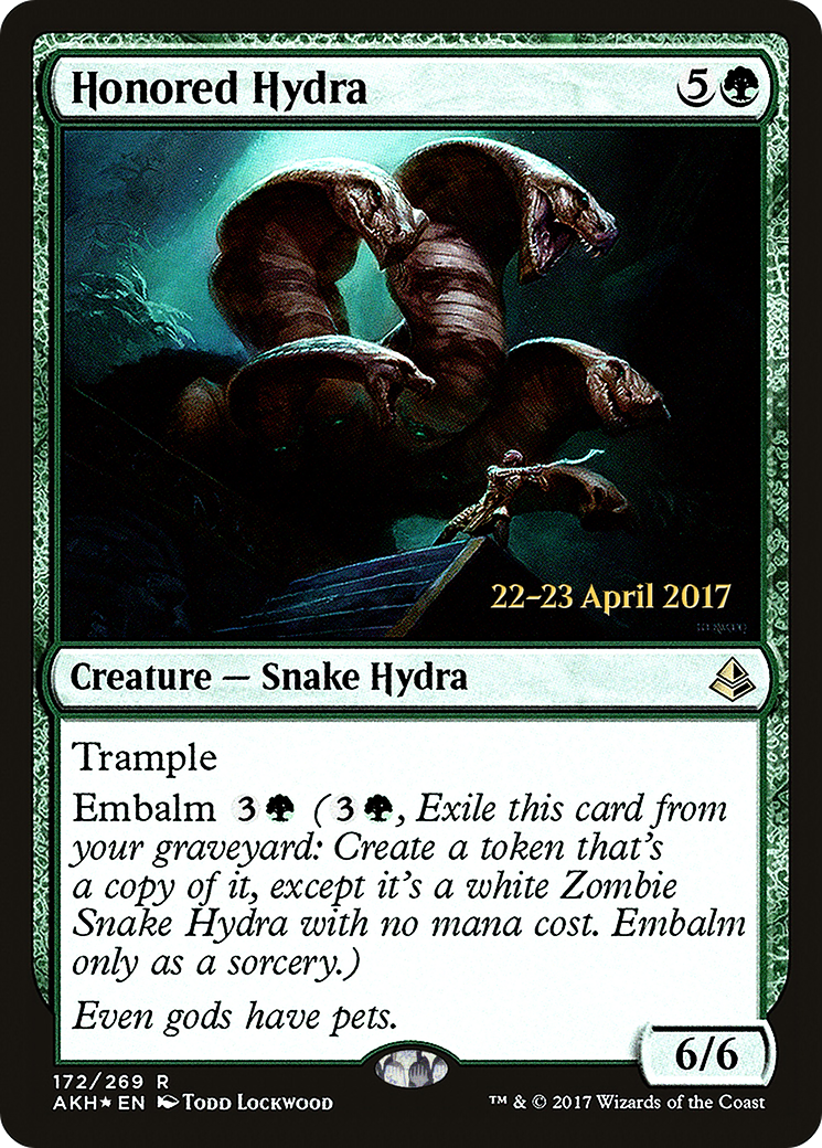 Honored Hydra (172) Foil - Amonkhet Promos