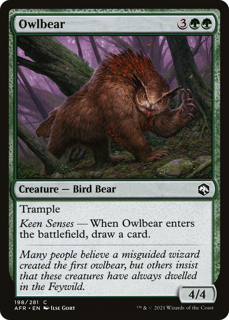 Owlbear (198) Foil - Adventures in the Forgotten Realms