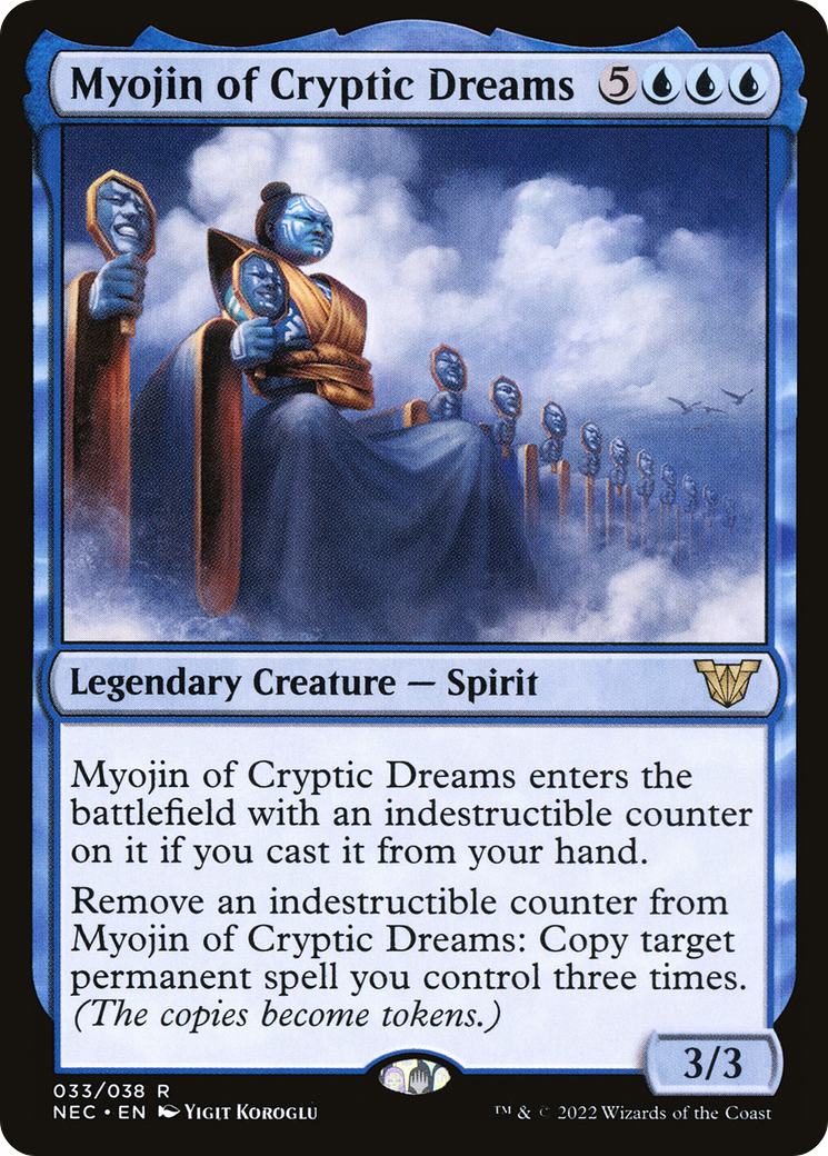 Myojin of Cryptic Dreams (033) - Neon Dynasty Commander