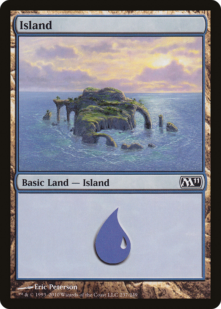 Island (237) Foil - Magic 2011