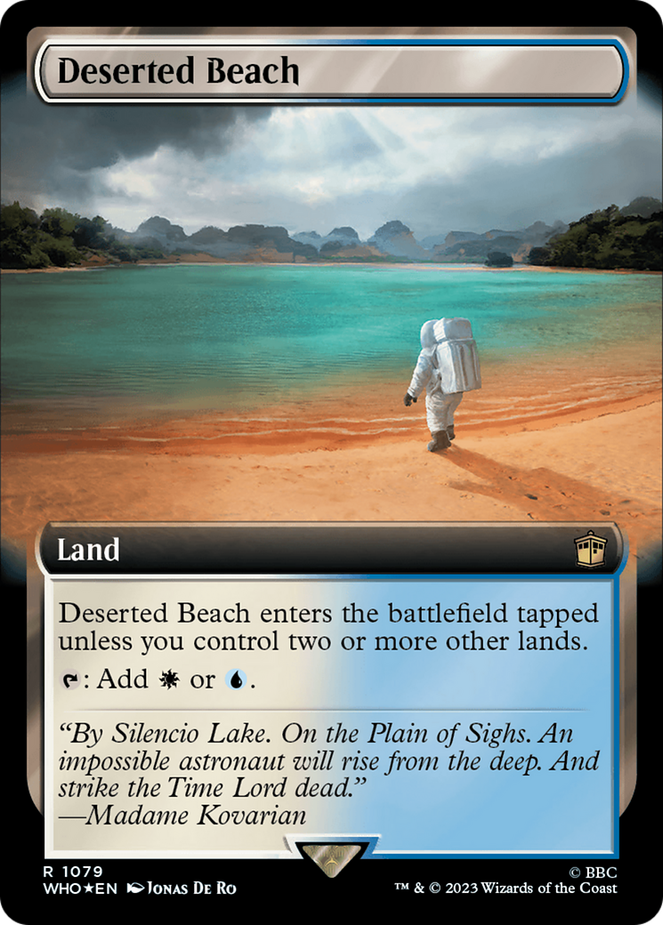 Deserted Beach (Extended Art) (1079) Foil - Doctor Who
