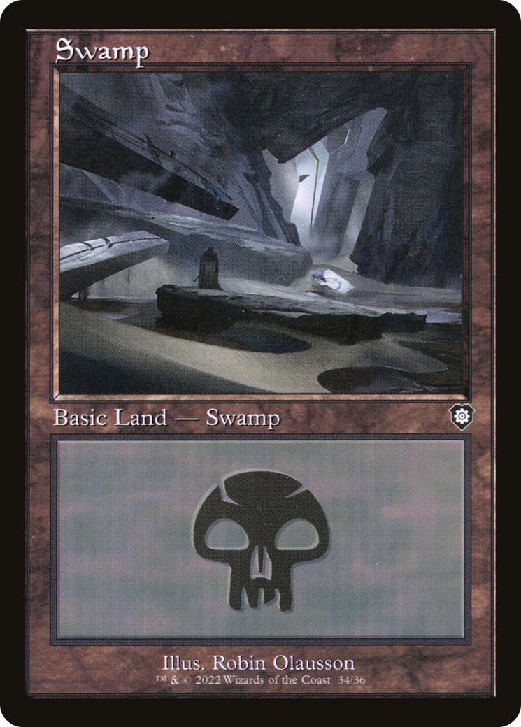 Swamp (Retro) (034) - The Brothers' War Commander