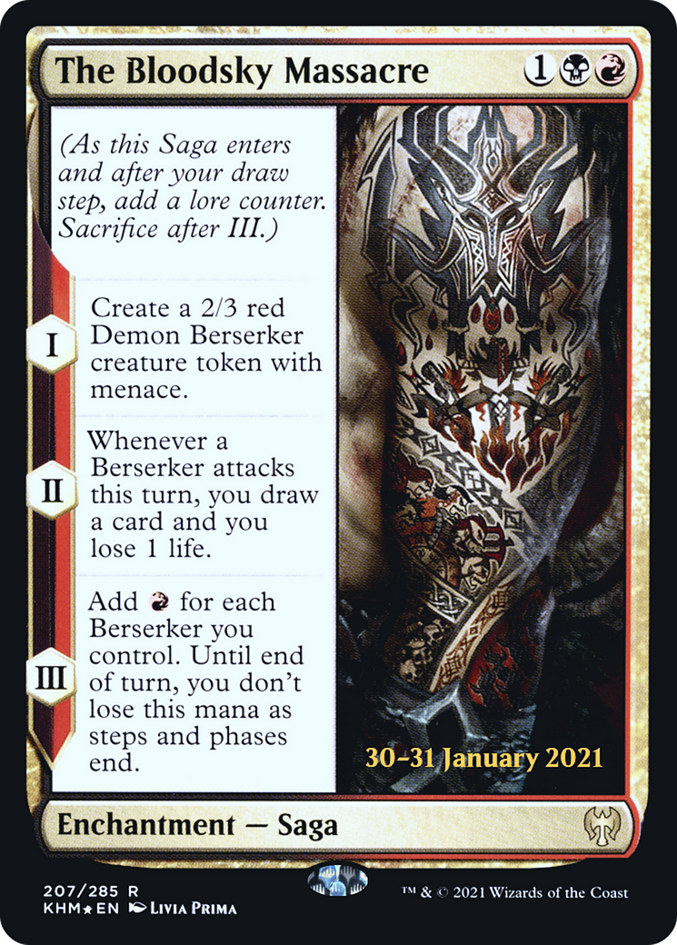 The Bloodsky Massacre (207s) Foil - Kaldheim Promos