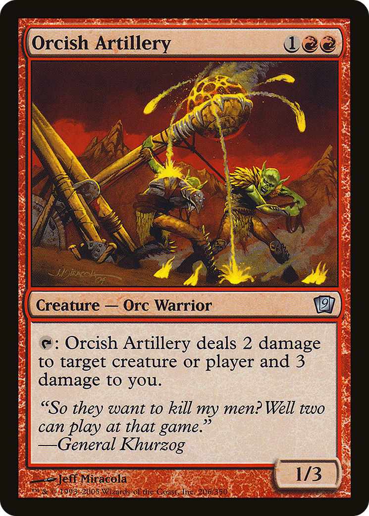 Orcish Artillery (206) - Ninth Edition
